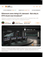 Ethereum sees rising U.S. demand – But why is ETH stuck near breakout? - AMBCrypto