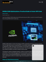 NVIDIA CUDA Optimizations: Practical Guide to Faster GPU Code - Blockchain.News