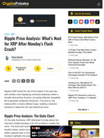 Ripple Price Analysis: What's Next for XRP After Monday's Flash Crash?