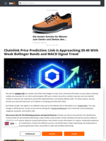 Chainlink Price Prediction: Link is Approaching $9.40 With Weak Bollinger Bands and MACD Signal Trend - Brave New Coin