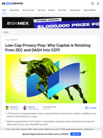 COTI Breaks Out 54% as Investors Chase Next Privacy Narrative