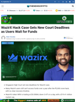 WazirX Hack Case Gets New Court Deadlines as Users Wait for Funds - TheNewsCrypto