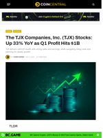 The TJX Companies, Inc. (TJX) Stocks: Up 33% YoY as Q1 Profit Hits $1B