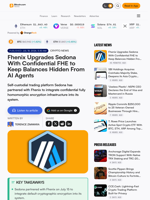 Fhenix Upgrades Sedona With Confidential FHE to Keep Balances Hidden From AI Agents