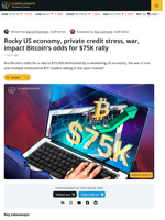 Bitcoin Rally To $75K Still Possible Despite Huge Macro Challenges