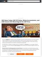 XRP News Today: XRP ETF Delay, Whale Accumulation, and CME Futures Stir Mixed Signals for XRP Price - Brave New Coin