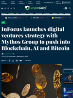 InFocus launches digital ventures strategy with Mythos Group to push into Blockchain, AI and Bitcoin - Crypto Daily