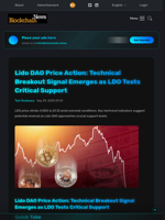 Lido DAO Price Action: Technical Breakout Signal Emerges as LDO Tests Critical Support - Blockchain.News