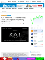 KAI Network – The Mainnet That Changes Everything