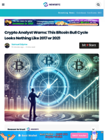 Crypto Analyst Warns: This Bitcoin Bull Cycle Looks Nothing Like 2017 or 2021