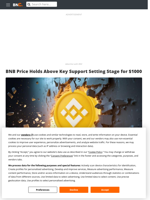 BNB Price Holds Above Key Support Setting Stage for $1000 - Brave New Coin