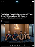 Fan Token Firm Chiliz Acquires 2-Time 'Dota 2' Champions, OG Esports - Decrypt