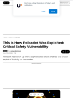 This Is How Polkadot Was Exploited: Critical Safety Vulnerability - U.Today