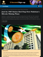 IMF Raises Red Flag Over Pakistan's Bitcoin Mining Plans: Samaa