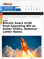 Bitcoin Soars $15K Post-Spending Bill as Dollar Slides, Kobeissi Letter Notes - The Crypto News Wire