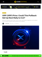 XRP (XRP) Price: Could This Pullback Set Up Next Rally to $12? - CoinCentral