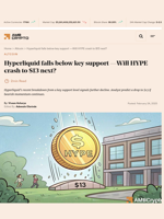 Hyperliquid falls below key support —Will HYPE crash to $13 next? - AMBCrypto