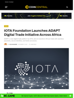 IOTA Foundation Launches ADAPT Digital Trade Initiative Across Africa