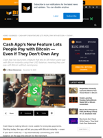 Cash App's 58M Users Can Now Pay With Bitcoin Instantly