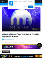 Kraken Institutional Turns To Upshot To Price The Illiquid Side Of Crypto