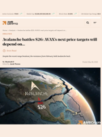 Avalanche battles $26: AVAX's next price targets will depend on... - AMBCrypto