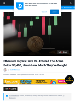 Ethereum Buyers Have Re-Entered The Arena Below $3,400, Here’s How Much They’ve Bought | Bitcoinist.com