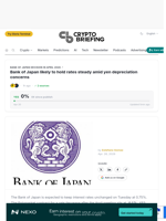 Bank of Japan likely to hold rates steady amid yen depreciation concerns