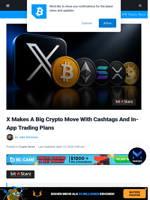 X Makes A Big Crypto Move With Cashtags, In-App Trading Plans