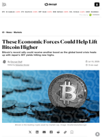 These Economic Forces Could Help Lift Bitcoin Higher - Decrypt