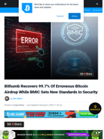 Bithumb Recovers 99.7% of $BTC as BMIC Secures Future