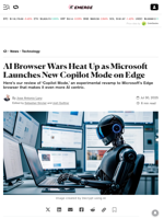 AI Browser Wars Heat Up as Microsoft Launches New Copilot Mode on Edge - Decrypt