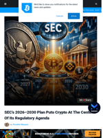 SEC’s 2026–2030 Plan Puts Crypto At The Center Of Its Regulatory Agenda | Bitcoinist.com