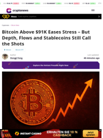 Bitcoin Above $91K But the Trend Turn Remains Unproven