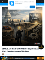 GENIUS Act Ready Or Not? BitGo Says Here Are The 5 Fixes For Successful Rollout | Bitcoinist.com