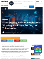 Big Banks Rebuild Finance on Blockchain Rails