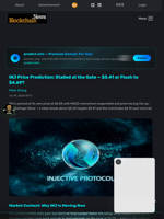 INJ Price Prediction: Stalled at the Gate — $5.41 or Flush to $4.69? - Blockchain.News