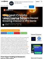 Latest Trading Patterns Reveal Growing Interest in IPO Genie | Live Bitcoin News