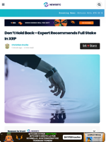 Don’t Hold Back—Expert Recommends Full Stake In XRP
