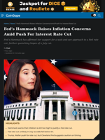 Hammack Raises Inflation Concerns Amid Fed Rate Cut Push