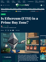 Is Ethereum (ETH) in a Prime Buy Zone? - Crypto Daily