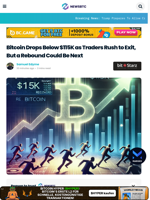 Bitcoin Drops Below $115K as Traders Rush to Exit, But a Rebound Could Be Next