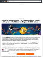 Ethereum Price Prediction: ETH Price Holds $3,000 Support as the Latest Bullish Structure Targets $3,700 Breakout - Brave New Coin