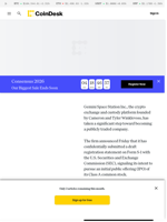 Crypto IPO News: Billionaire Winklevoss Twins-Backed Crypto Exchange Gemini Files With SEC For Planned IPO