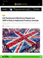 UK Parliament Mentions Ripple but XRP’s Role in National Finance