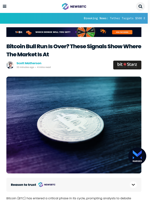 Bitcoin Bull Run Is Over? These Signals Show Where The Market Is At