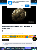 Adam Beck’s Bitcoin Realization: What Kind Of Money Is BTC? | Bitcoinist.com
