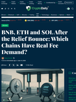ETH vs SOL vs BNB: Who Has Real Fee Demand Now?