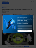 DOGE Price Struggles as Selloffs Reach Three-Year Record High