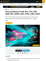 Bitcoin, Altcoins Rebound As Dip Buyers Supply Volume