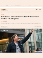 How Solana investors turned Anatoly Yakovenko's 'Useless' jab into profits - AMBCrypto
